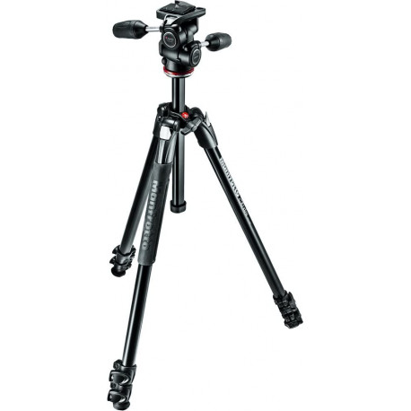 Xtra Aluminum 3-Section Tripod Kit with 3-Way Head