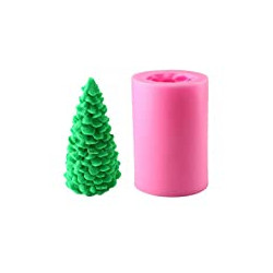 3D Christmas Tree Candle Mold