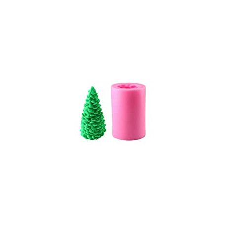 3D Christmas Tree Candle Mold
