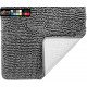 Plush Durable Rug, Bathtub and Shower Floor, 24x17, Grey