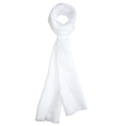 Dashing White Silk Aviator