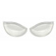 2PCS Clear Breathable Silicone Inserts Pads Breast Enhancers
