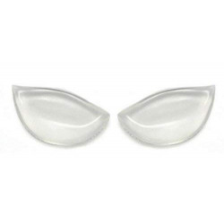 2PCS Clear Breathable Silicone Inserts Pads Breast Enhancers