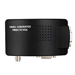 Portable BNC to VGA Video Converter Composite S-Video