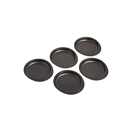 Easy Layers 5-Piece Layer Cake Pan Set, 6-Inch, Steel