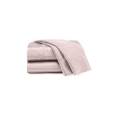 Satin Queen Sheet Set, Rose Gold