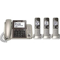 3 Handsets - KX-TGF353N (Champagne Gold)