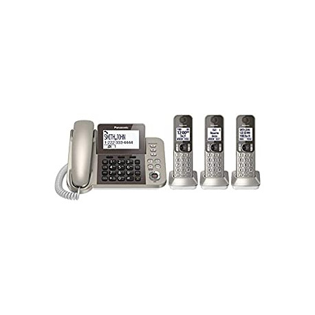 3 Handsets - KX-TGF353N (Champagne Gold)