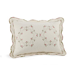 Collection Felisa Cotton Filled Bedspread, Standard Sham, 20 by 26-Inch