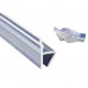 Frameless Flexible Shower Door Seal Sweep for 3/8" Glass,10 Ft (H)