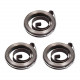 Drill Press Return Spring, Quill Spring Feed Return Coil Spring Assembly, 3.3Ft Long, 43 x 8 x 0.8mm 3PCS
