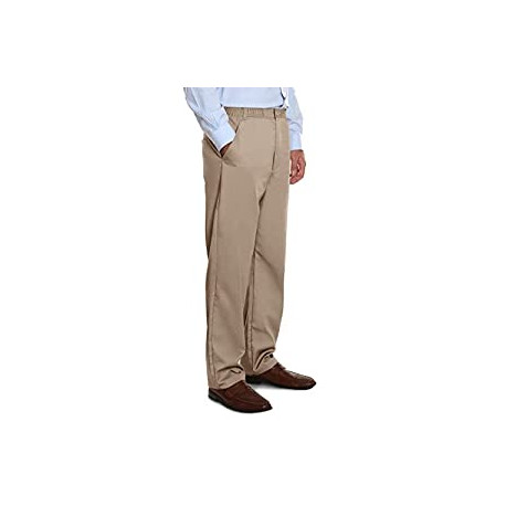 Mens Elastic Waist Pants for Seniors