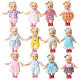 Clothes Set of 12 for 12-14-16 Inch
