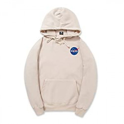 Fashion NASA Logo Print Hoodie Sweatshirt