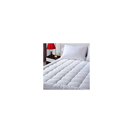 Queen Size Mattress Pad Pillow Top Mattress Cover Quilted Fitted Mattress Protector Cotton Top 8-21"
