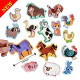 FARM animal magnets -real LARGE fridge magnets for toddlers