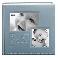 Photo Albums DA-200COLB/B 200-Pocket Embossed Baby