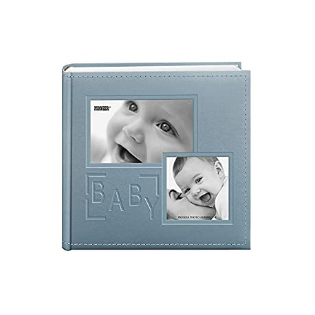 Photo Albums DA-200COLB/B 200-Pocket Embossed Baby