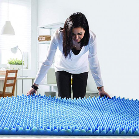Foam Mattress Topper, Egg Crate Foam Pad