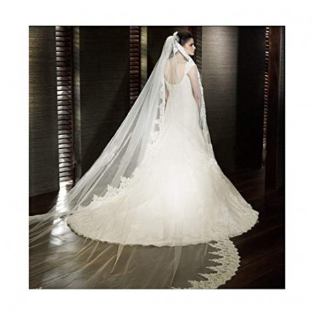 Bride Wedding Veil 118'' Long Bridal Veils Tulle