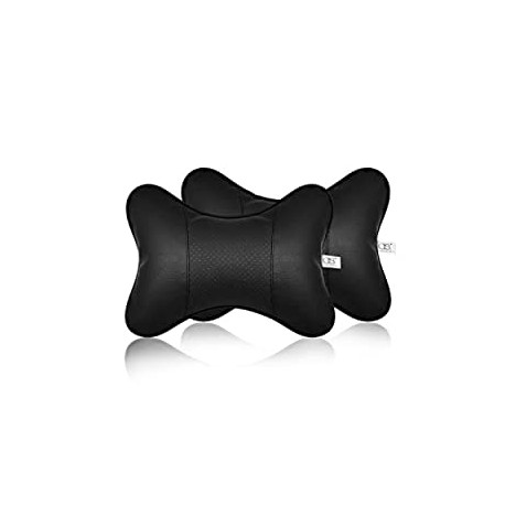 ar Neck Pillow 2 Pieces PU Leather Travel Pillow