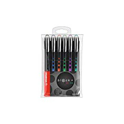 Pointball Pen Wallet Black , Set of 6