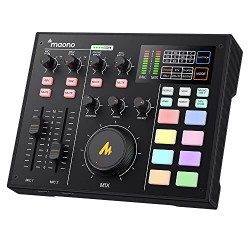Audio Interface with DJ Mixer and Sound Card