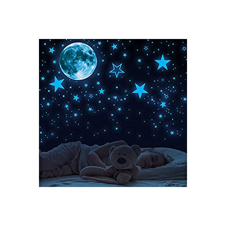 Glow Stars for Ceiling Over 1000 PCS Glow in The Dark Ceiling Decorations Perfect Kids Room Decor