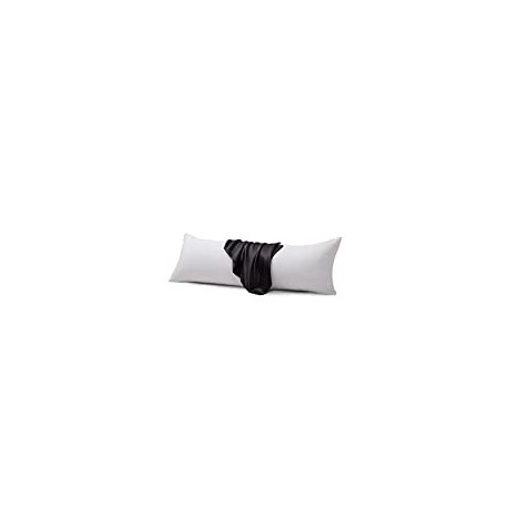 Body Pillow with Satin Pillowcases-Ultra Soft Full Body Pillow