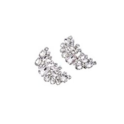 Fashion 2 Pcs Charming Women's Crystal Rhinestone Shoe Clips