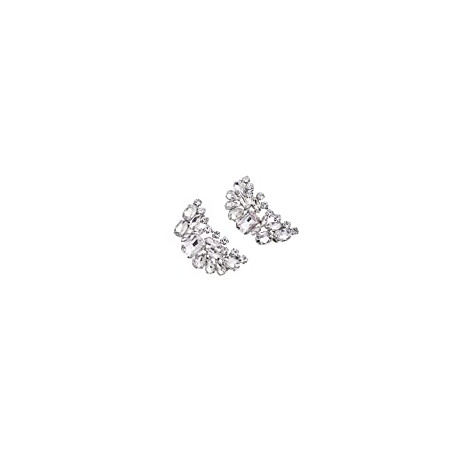 Fashion 2 Pcs Charming Women's Crystal Rhinestone Shoe Clips