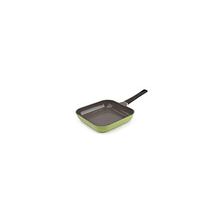 11" Ceramic Nonstick Square Grill Pan, Avocado Green
