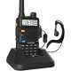 UV-5R Dual Band Two Way Radio (Black)