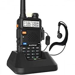 UV-5R Dual Band Two Way Radio (Black)