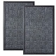 Front Door Mats, 2 Pc Set, 29.5 x 17