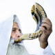 Kosher Ram Shofar Horn from Israel 12”-14"