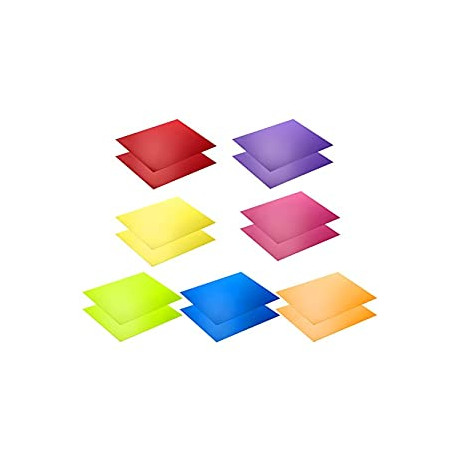 14 Pieces Flash Lighting Gel Filter Kit in 7 Colors - 11x8.6 inches