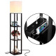 Maxwell Charger - Modern Shelf Floor Lamp