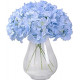 12pcs Artificial Silk Hydrangea Flowers