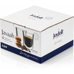 JoyJolt Javaah Double Walled Espresso Glasses Espresso Cups