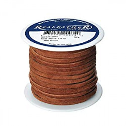 Suede Lace, 1/8" x 25 yd, Medium Brown