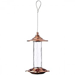 Glass Hummingbird Feeders for Outdoors, 5 Feeding Stations, 13 Ounces