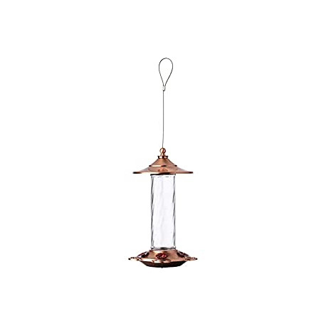 Glass Hummingbird Feeders for Outdoors, 5 Feeding Stations, 13 Ounces