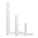 POWERTEC 80005 L Square Ruler Set w/Bubble Levels, Anodized Aluminum Finish – 3pc Set, Green