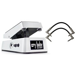 Cry Baby Mini Bass Wah Pedal w/ 2 Patch Cables