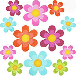 Pack 2 of Slippery Surfaces (20 Pieces, Colourful Flower)
