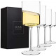 Wine Glasses Set of 4 - Crystal Wine Glasses 14oz