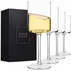 Wine Glasses Set of 4 - Crystal Wine Glasses 14oz
