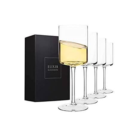 Wine Glasses Set of 4 - Crystal Wine Glasses 14oz