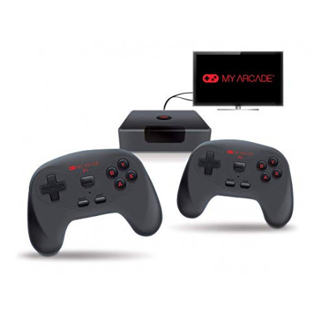 Game Console - 2 Wireless Controllers - 300 Retro Style Games